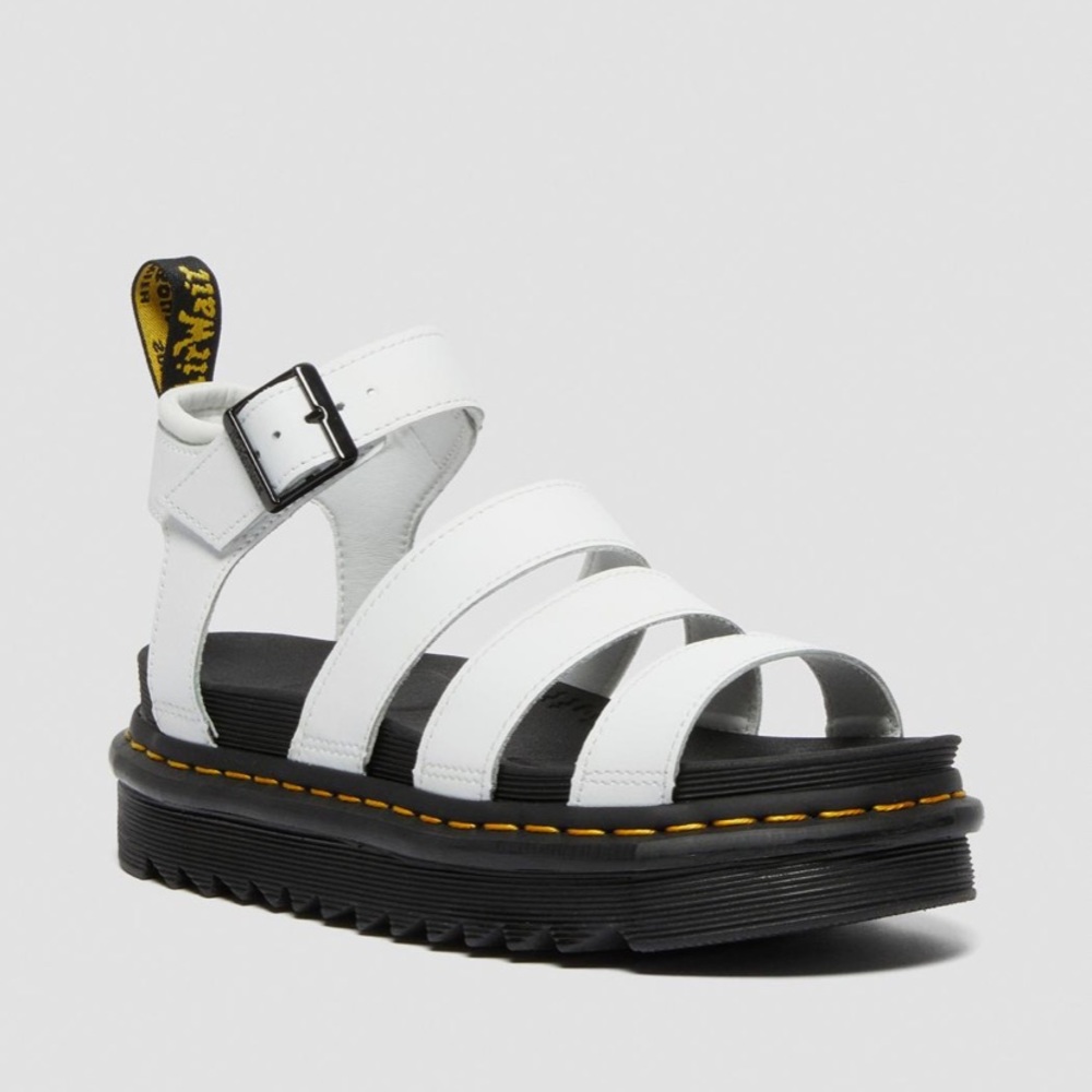 DR. MARTEN WHITE SANDALS